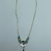 vintage native liquid silver turquoise buffalo bone heishi eagle concho necklace