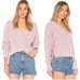 Free People Coco V-neck Twist Sweater S