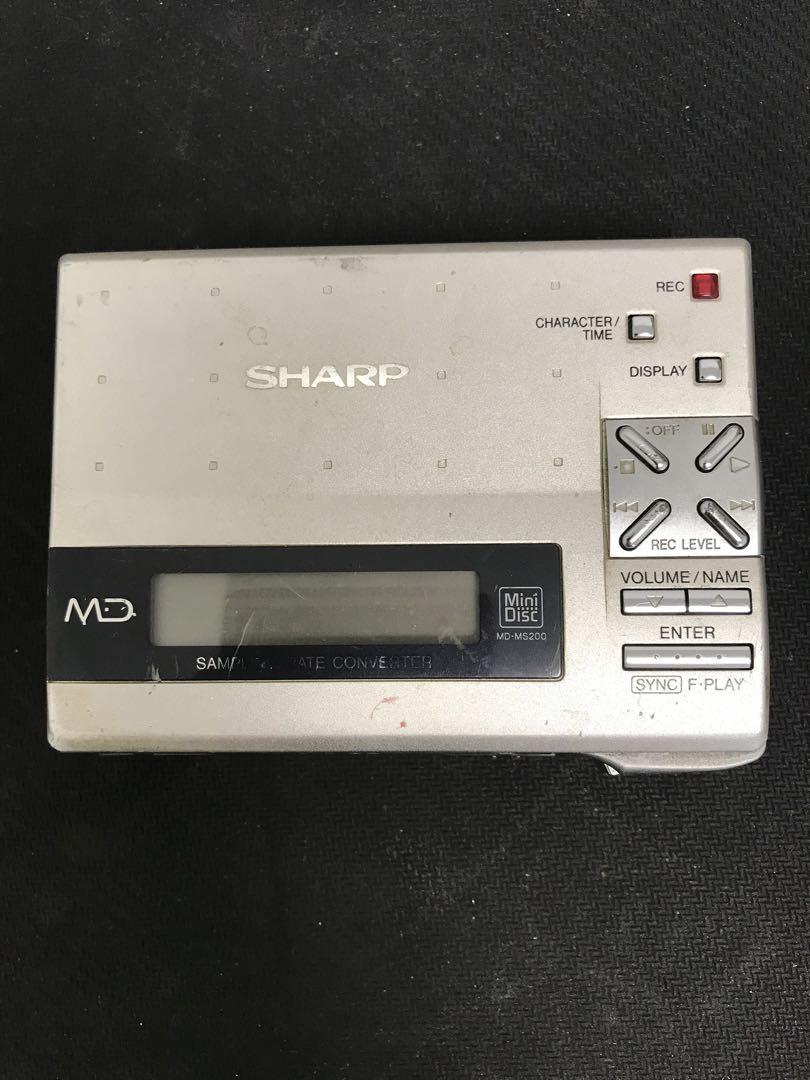 M3717 SHARP Sharp Portable MD Player MD-MS200-S