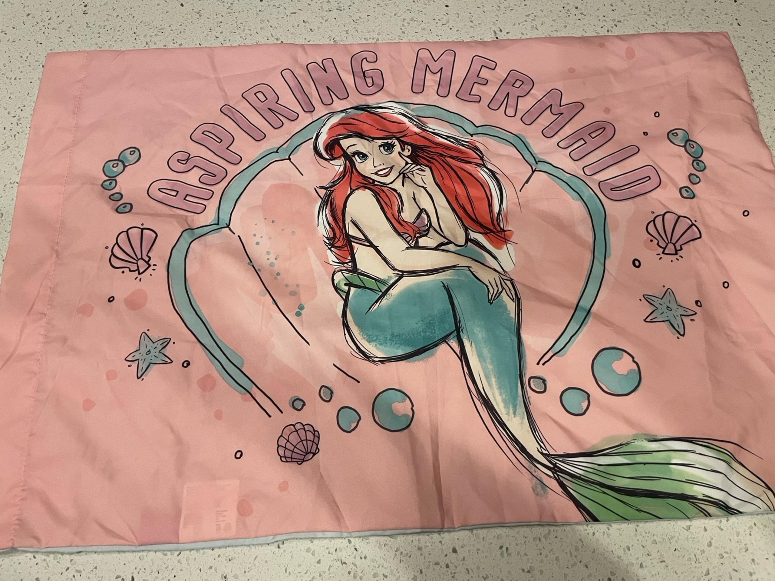 Disney little mermaid pillowcase