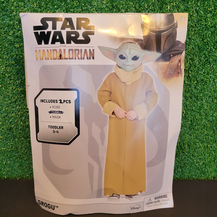 Star Wars Mandalorian Grogu Toddler Costume Size 3-4 NEW