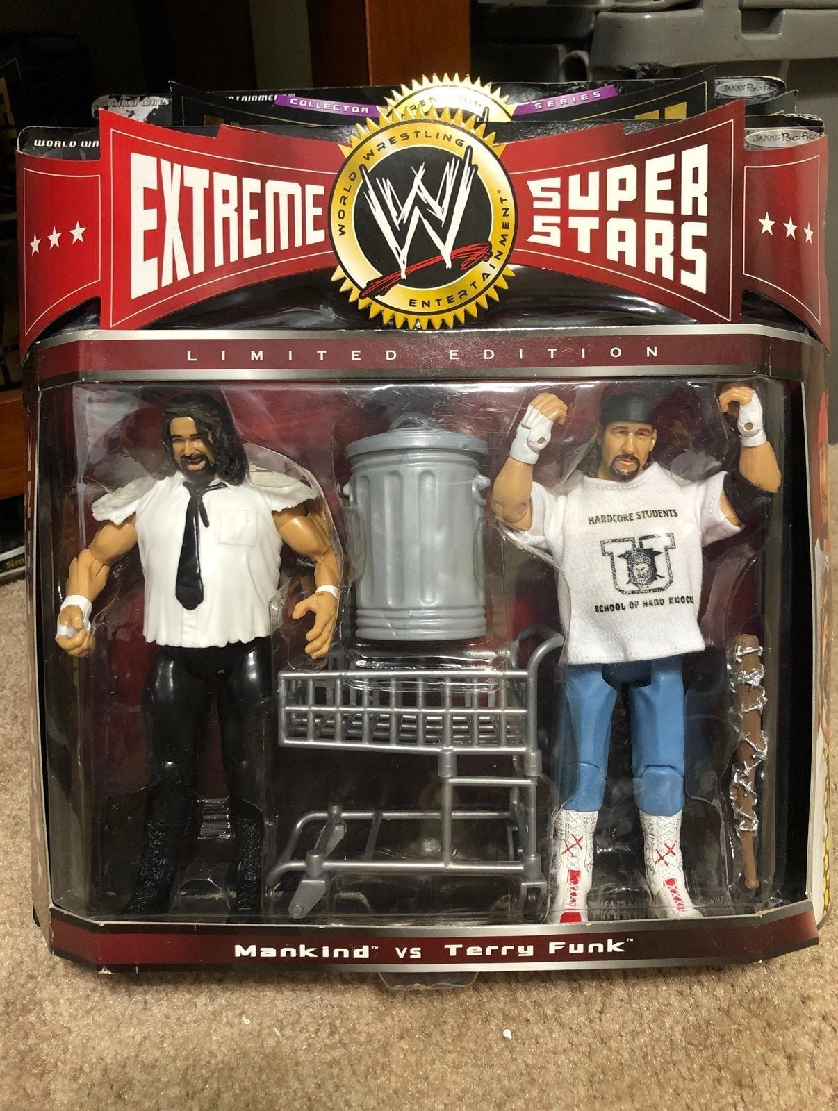 WWE/WWF/ECW EXTREME SUPERSTARS MANKIND VS TERRY FUNK