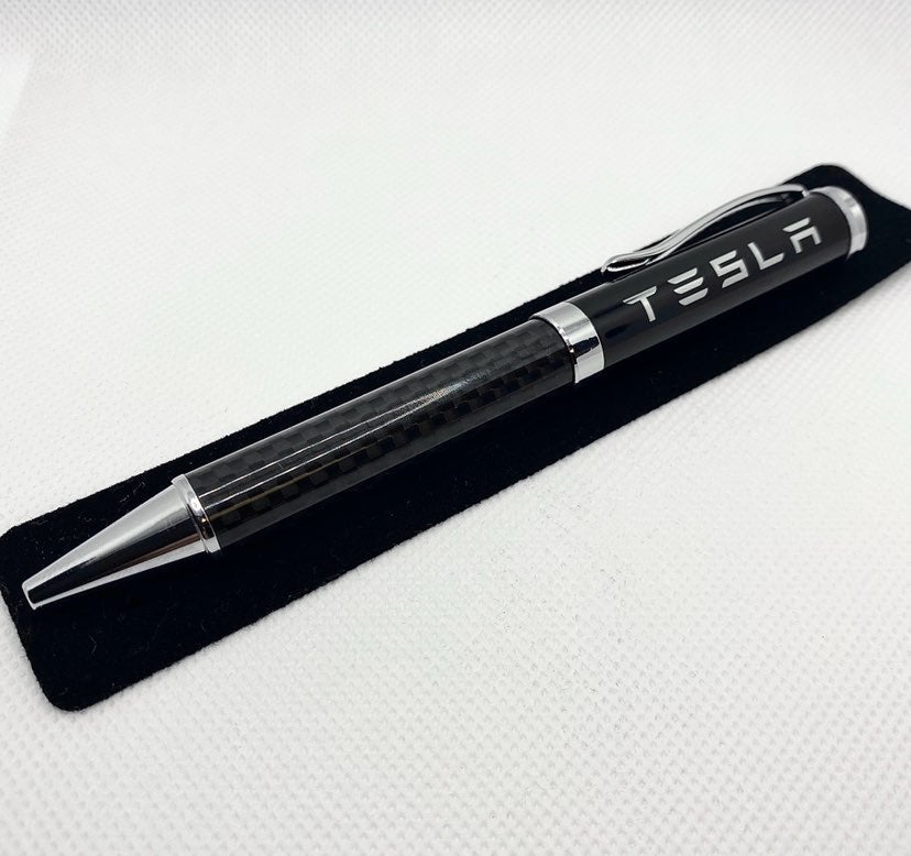 Genuine TESLA Motors Carbon Fiber Pen - ELON MUSK