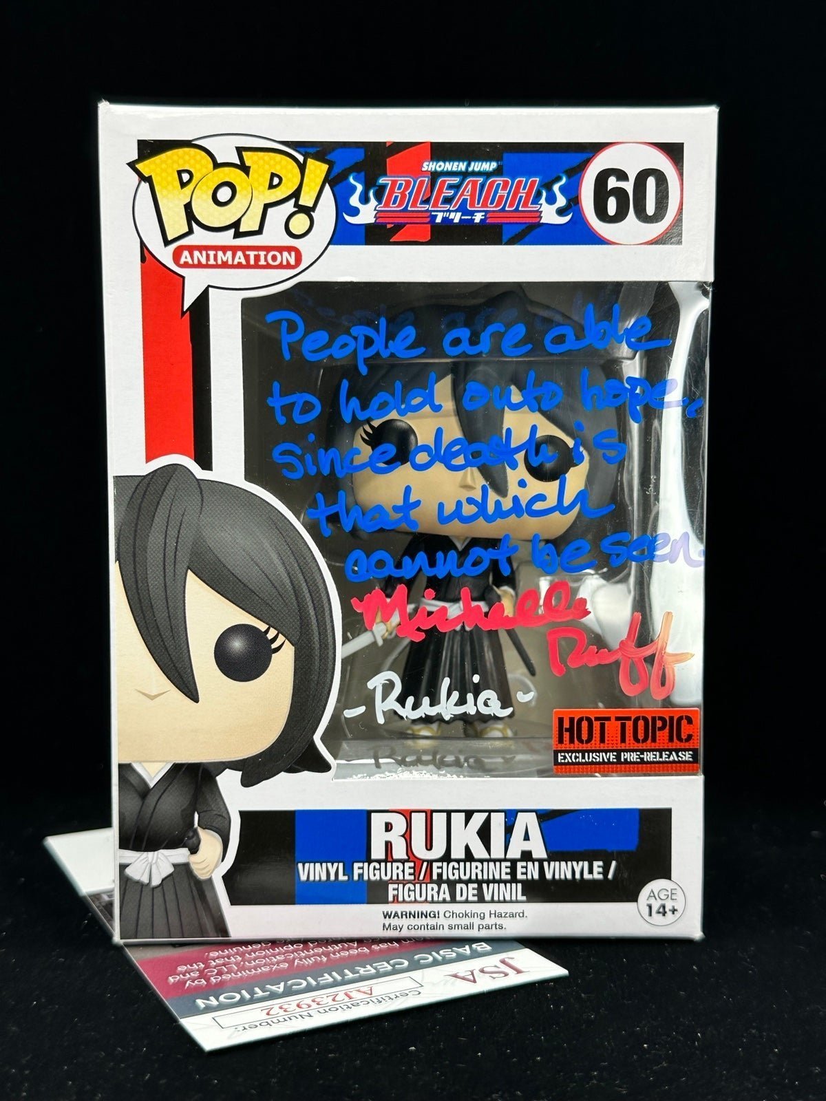 Autographed Bleach Rukia Funko Pop! #60