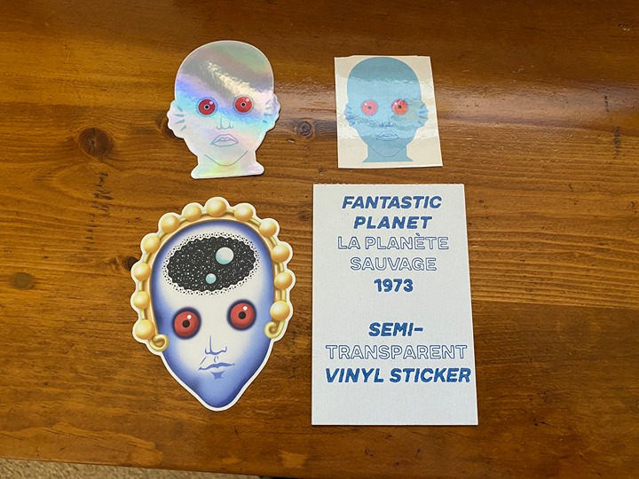 TIVA and more (Fantastic Planet Bundle) Semi-transparent Vinyl Sticker Vending