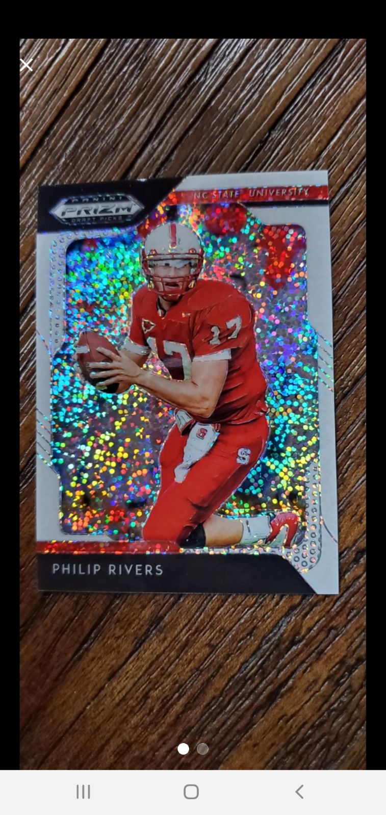 Phillip Rivers #/15 RARE White Sparkle!