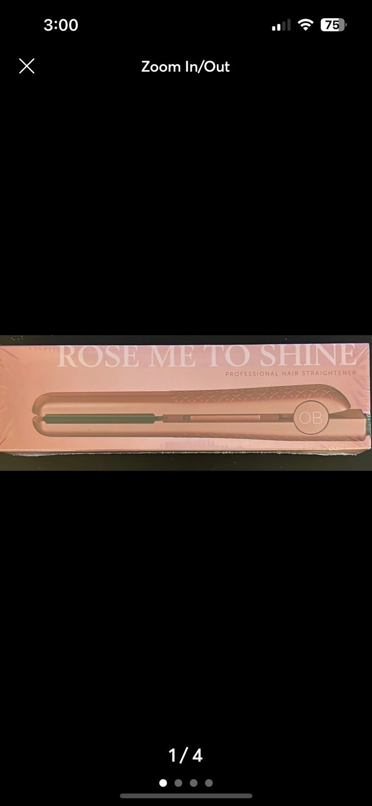 NW/OT Flat iron Rose Me To Shine