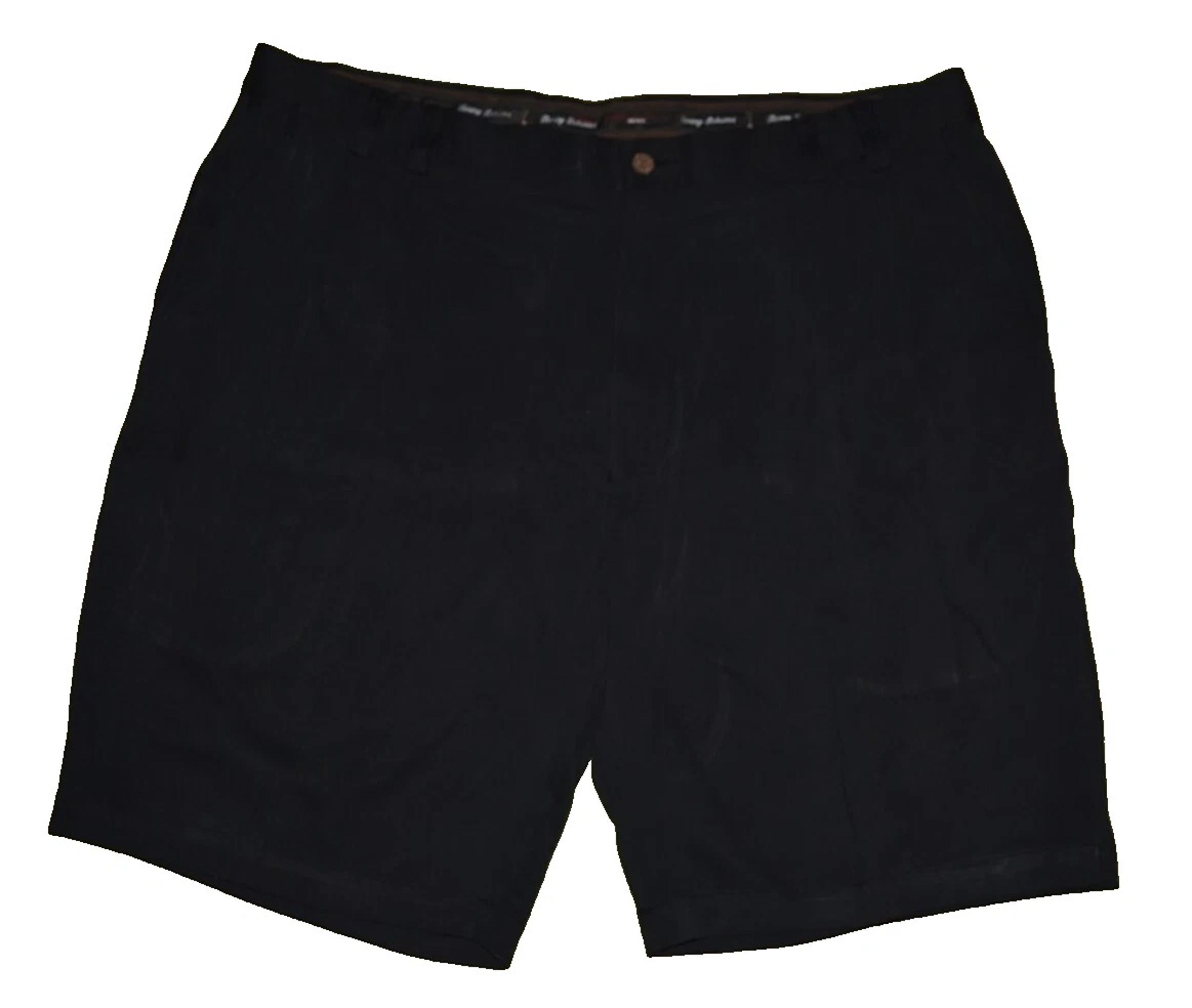 Tommy Bahama Pleated Golf Shorts Black 100% Silk NWT Preppy Men's 39" Waist