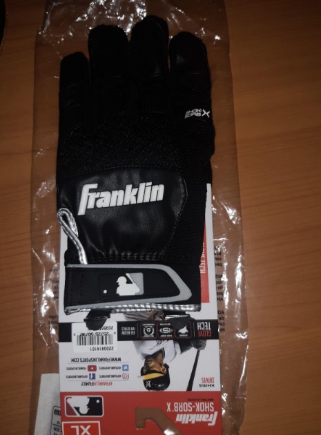 MLB Baseball Batting Gloves Shok-Sorb X Batting Gloves for Adult Youth Padded