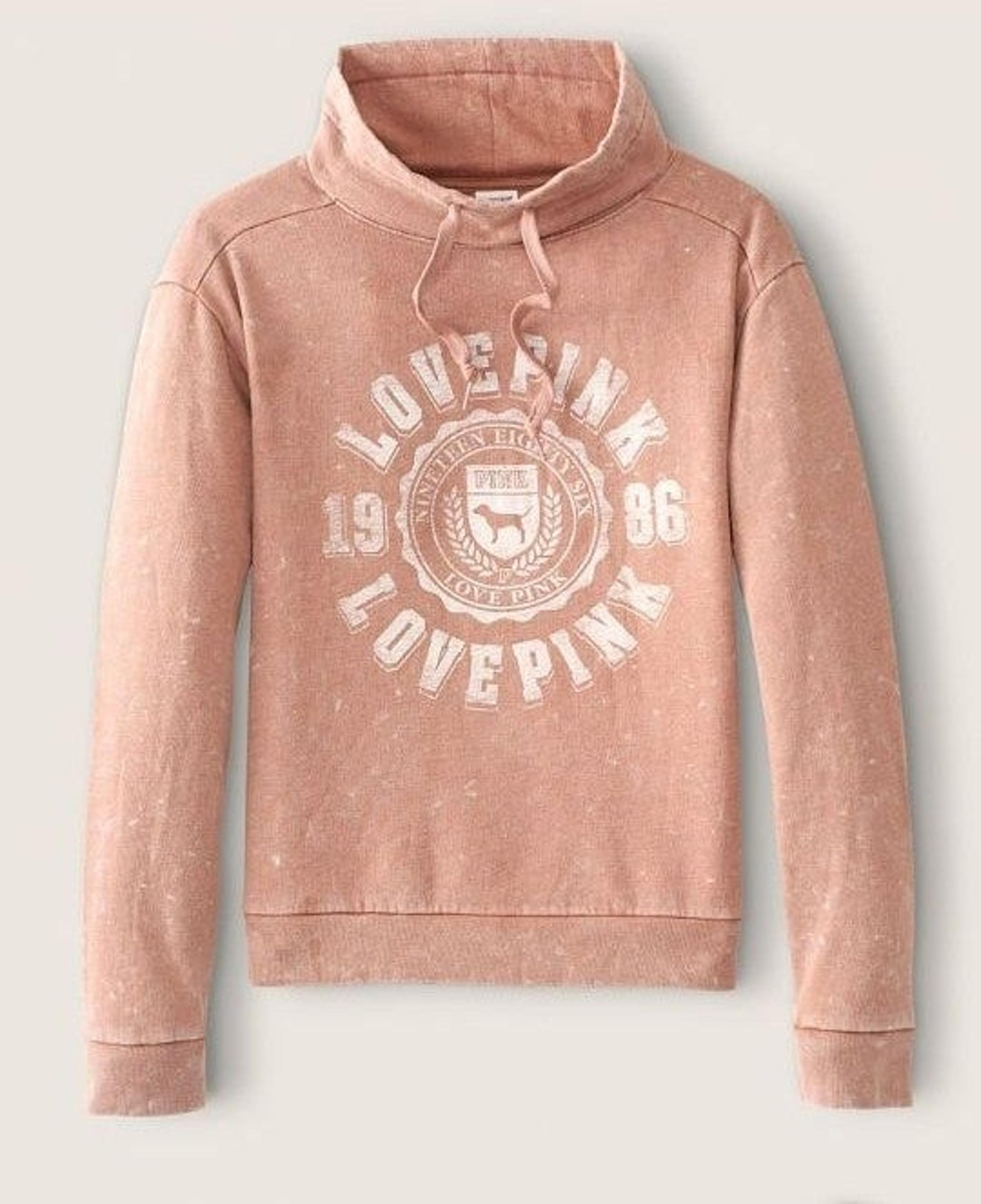 Nwt Victoria Secret Pink Cowl Neck Pullover Sweater