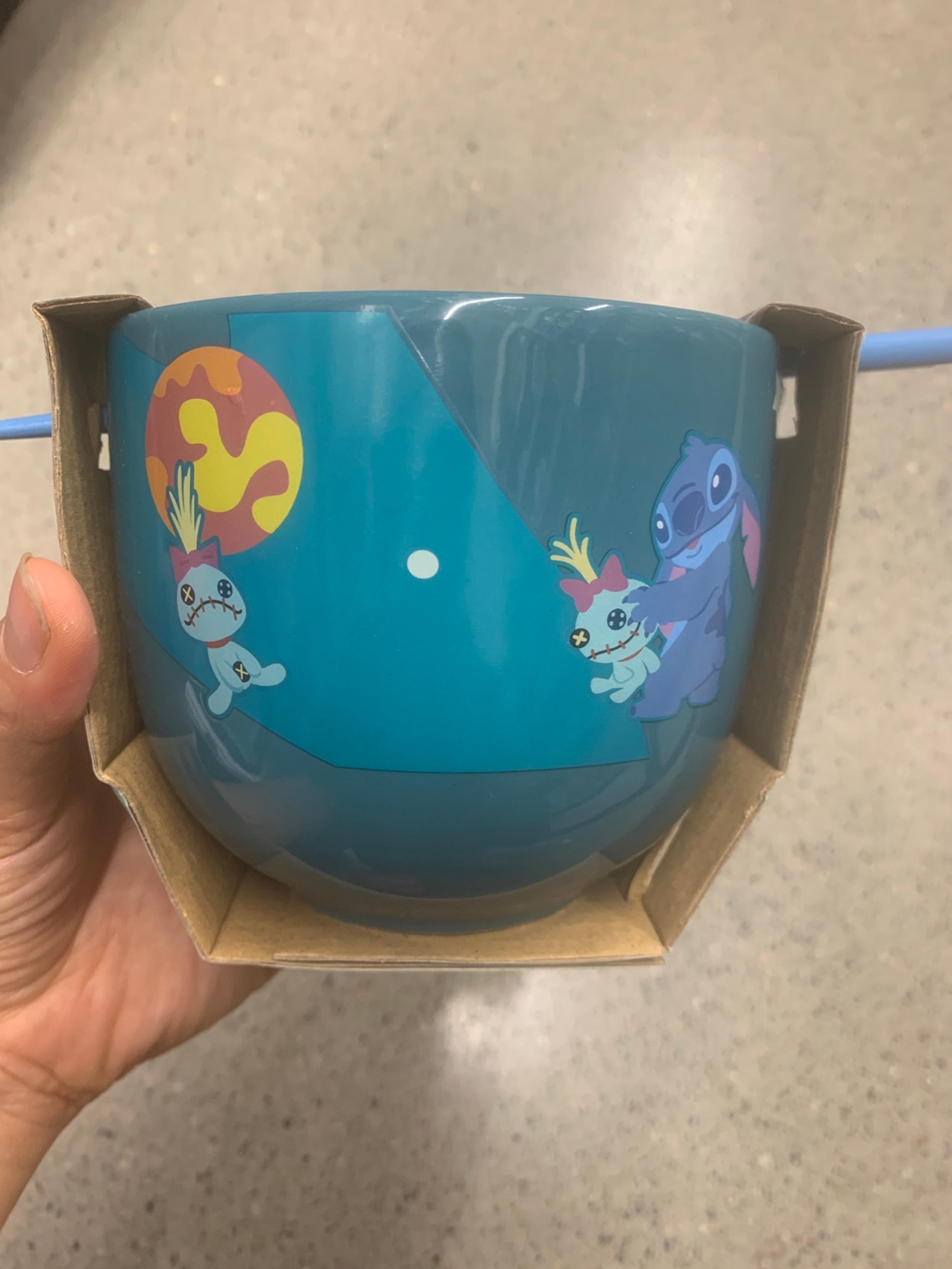 Disney Stitch Ramen Bowl With Chopsticks 20 Oz Noodle Ramen Bowl Blue NEW TAGS