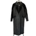 Vintage 90s Greg Bell Genuine Leather Coat Embossed & Trimmed Duster Size XL