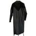 Vintage 90s Greg Bell Genuine Leather Coat Embossed & Trimmed Duster Size XL