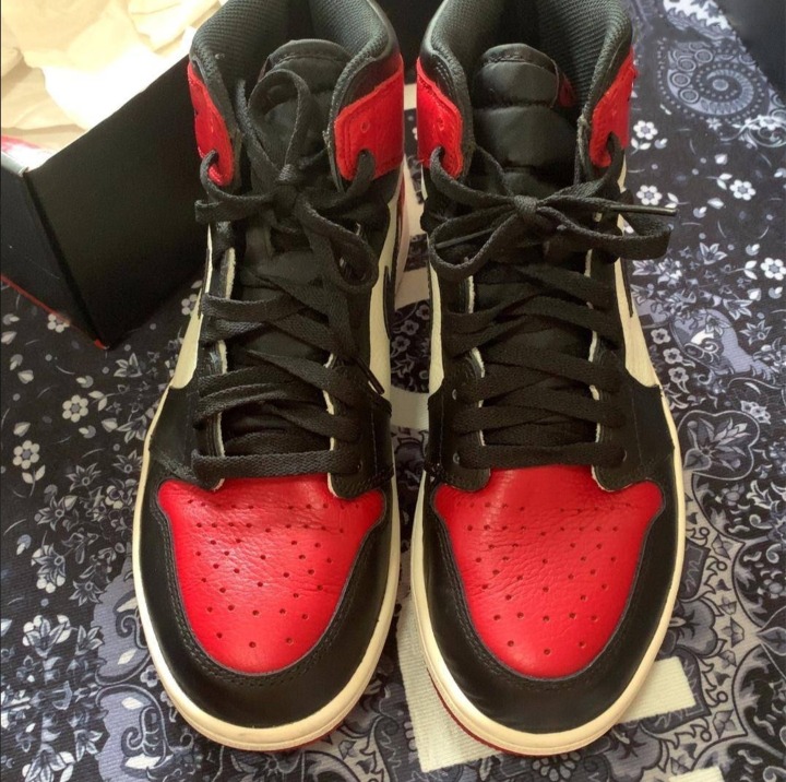 Air jordan 1 bred toe