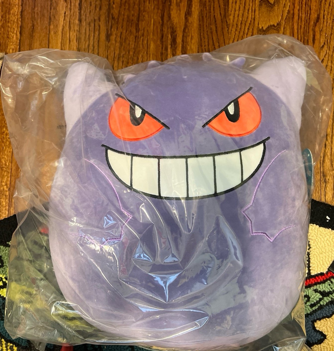 Squishmallow Gengar Pokemon 14 in Plush Doll - Purple (SQPK00004)