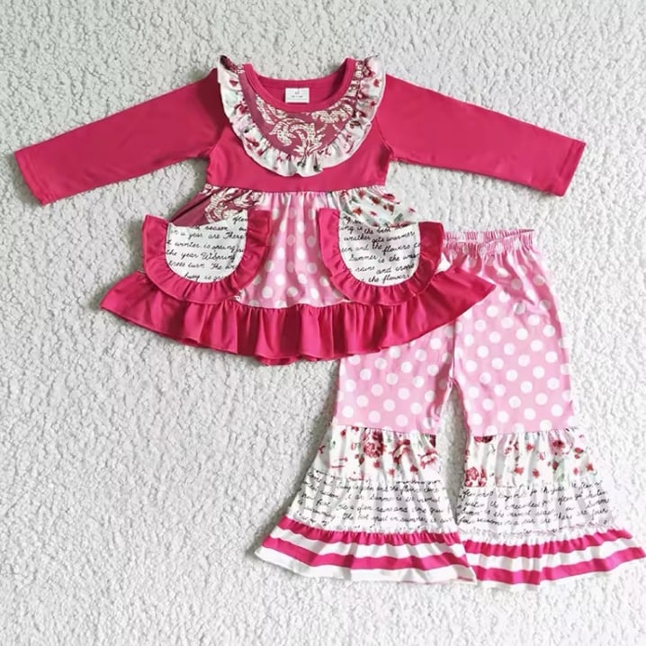 Girls Boutique Outfit | Sizes XS-XL | Pink | New