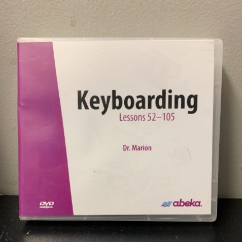 Abeka Keyboarding Lessons 52-105 DVD *2011 Edition