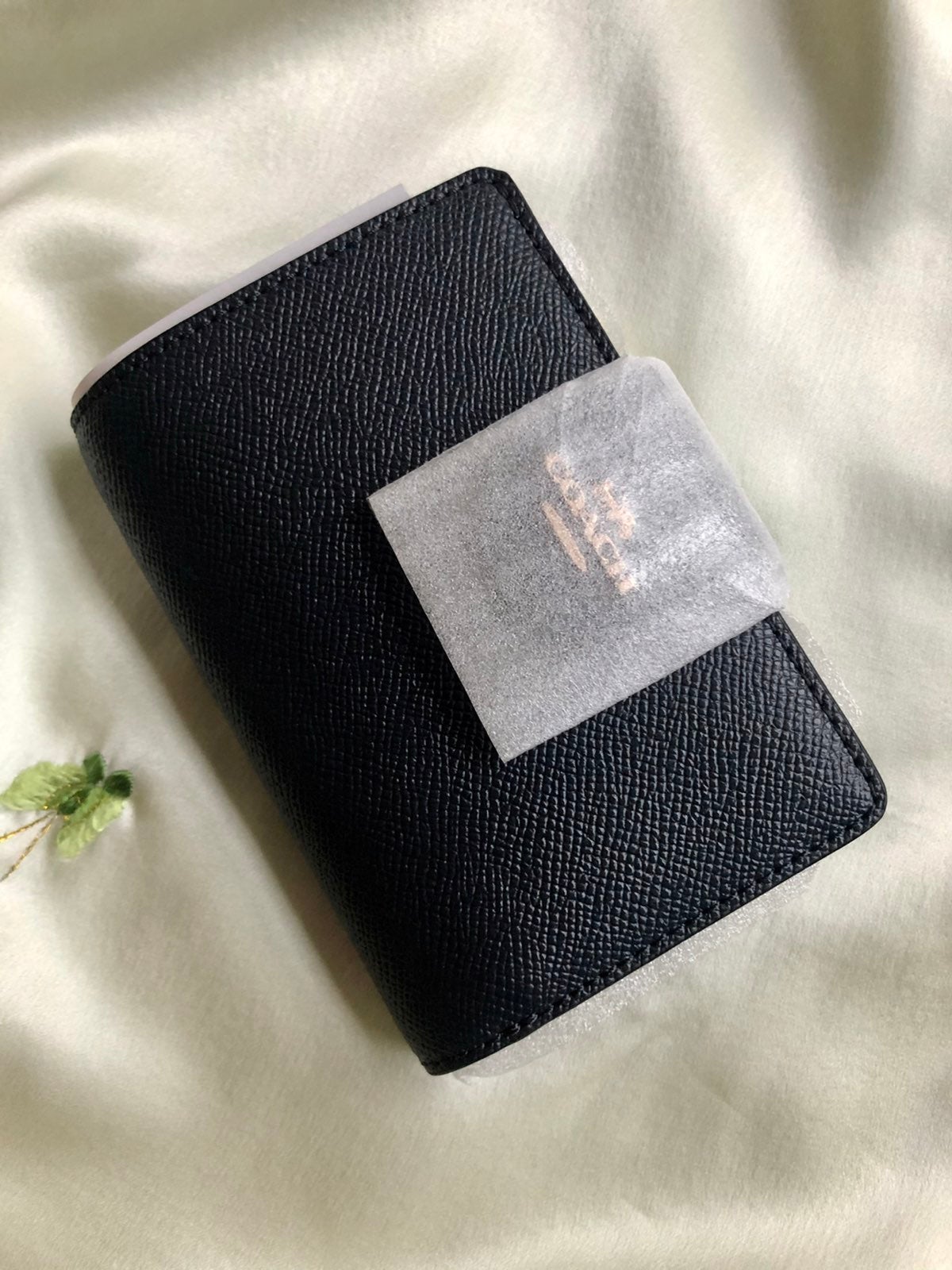 Coach Medium Corner Zip Wallet in Midnight Style No. 6390