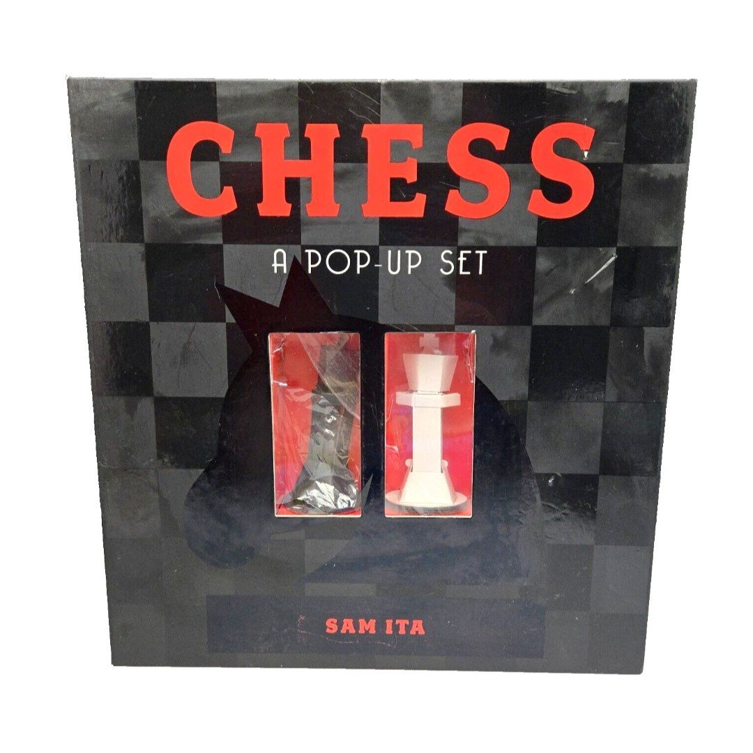 Chess A Pop-up Set by Sam Ita 2011 Chess Reimagined Chess Kit NEW Sealed