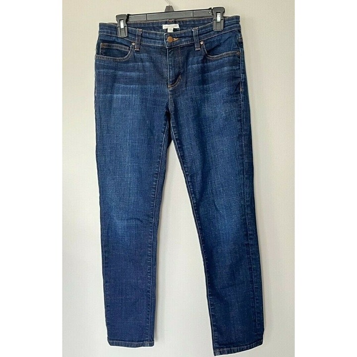 Eileen Fisher Jeans size 6 32x28 womens Organic Cotton mid rise straight leg