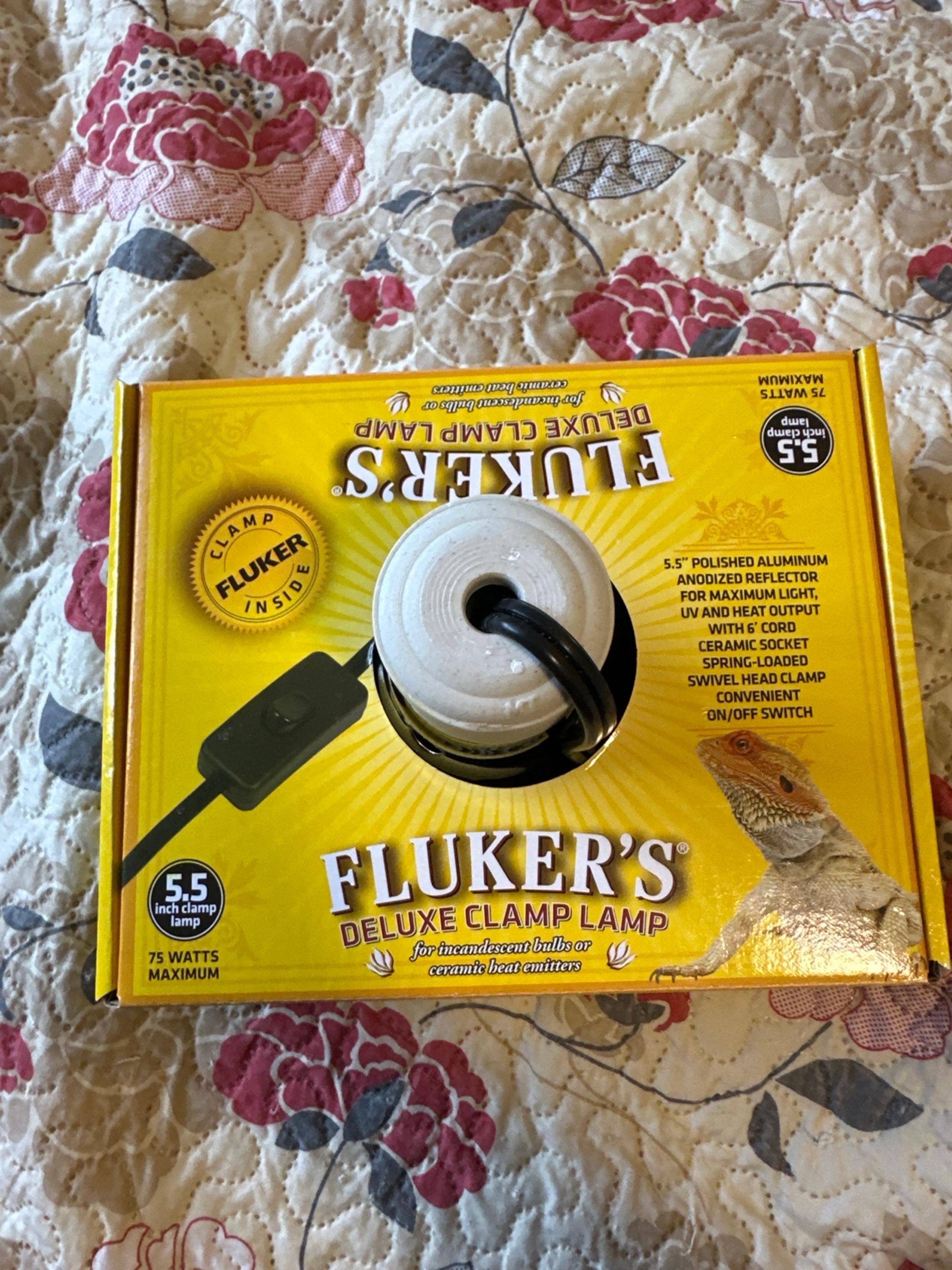 Fluker’s Deluxe Clamp Lamp