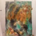 Joseph Porter Palette Fantasy Expressionist Landscape Oil Painting Listed 14x12
