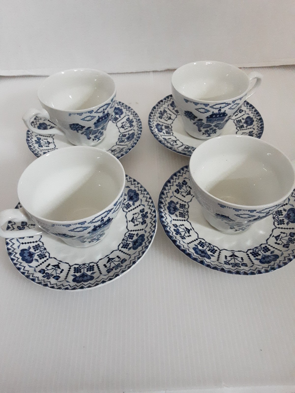 Pretty Sampler pattern Royal Staffordshire ironstone.