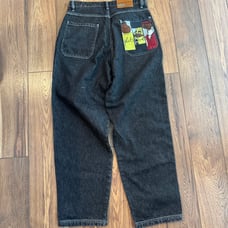 Vintage Platinum FUBU Jeans Men's 36x34 Fat Albert Relaxed Fit Baggy Black Y2K