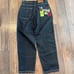 Vintage Platinum FUBU Jeans Men's 36x34 Fat Albert Relaxed Fit Baggy Black Y2K