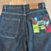 Vintage Platinum FUBU Jeans Men's 36x34 Fat Albert Relaxed Fit Baggy Black Y2K