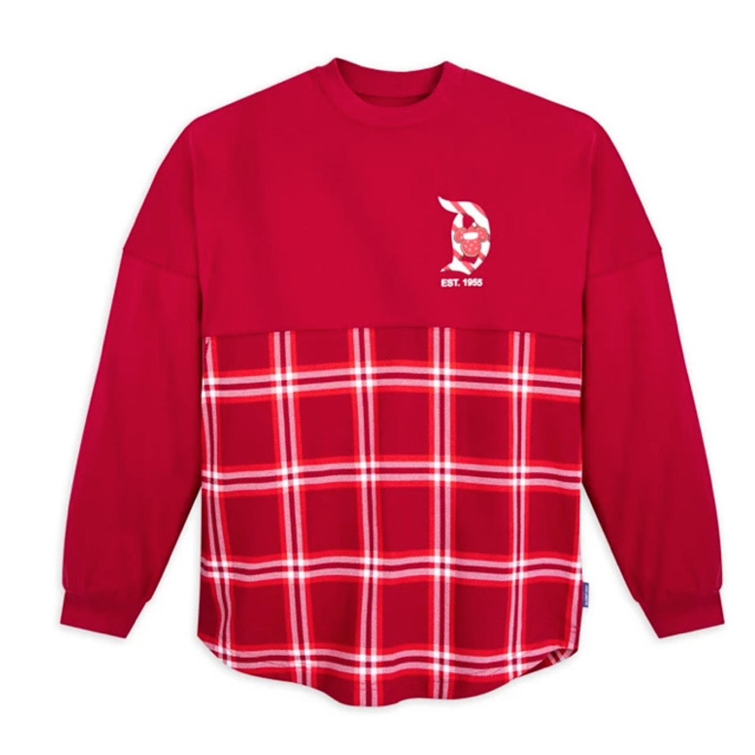 Disney Parks Disneyland Christmas Holiday Snacks Plaid Spirit Jersey XXL