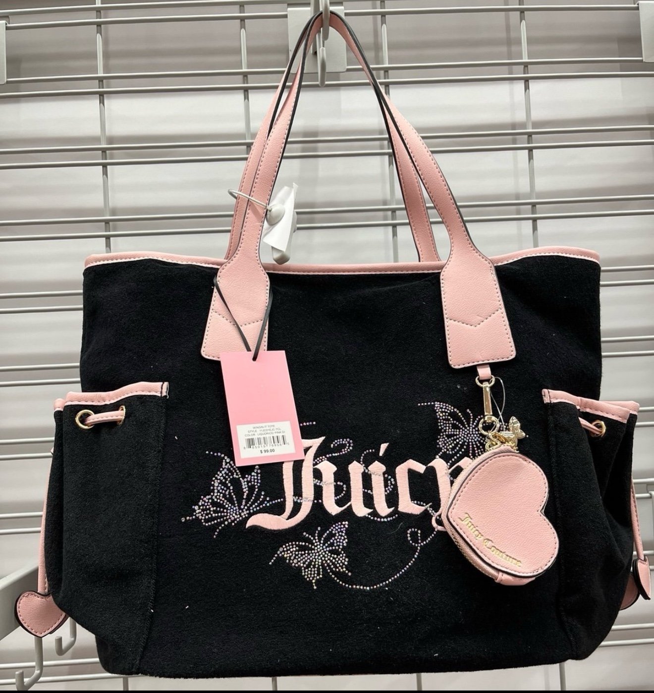 Juicy Couture butterfly tote HTF viral bag