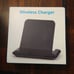 Upright Black Wireless Charger