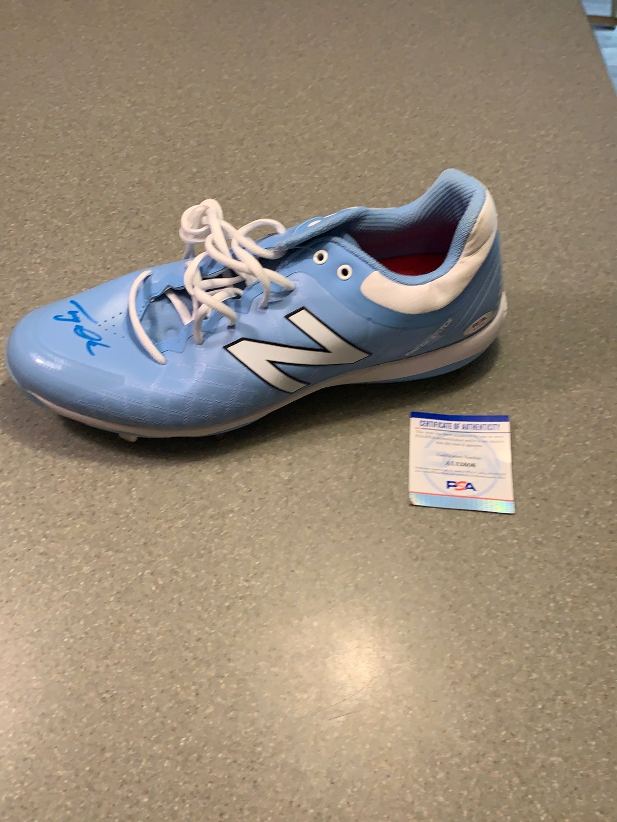 Max Scherzer Signed New York Mets /Texas Rangers Cleat/PSA