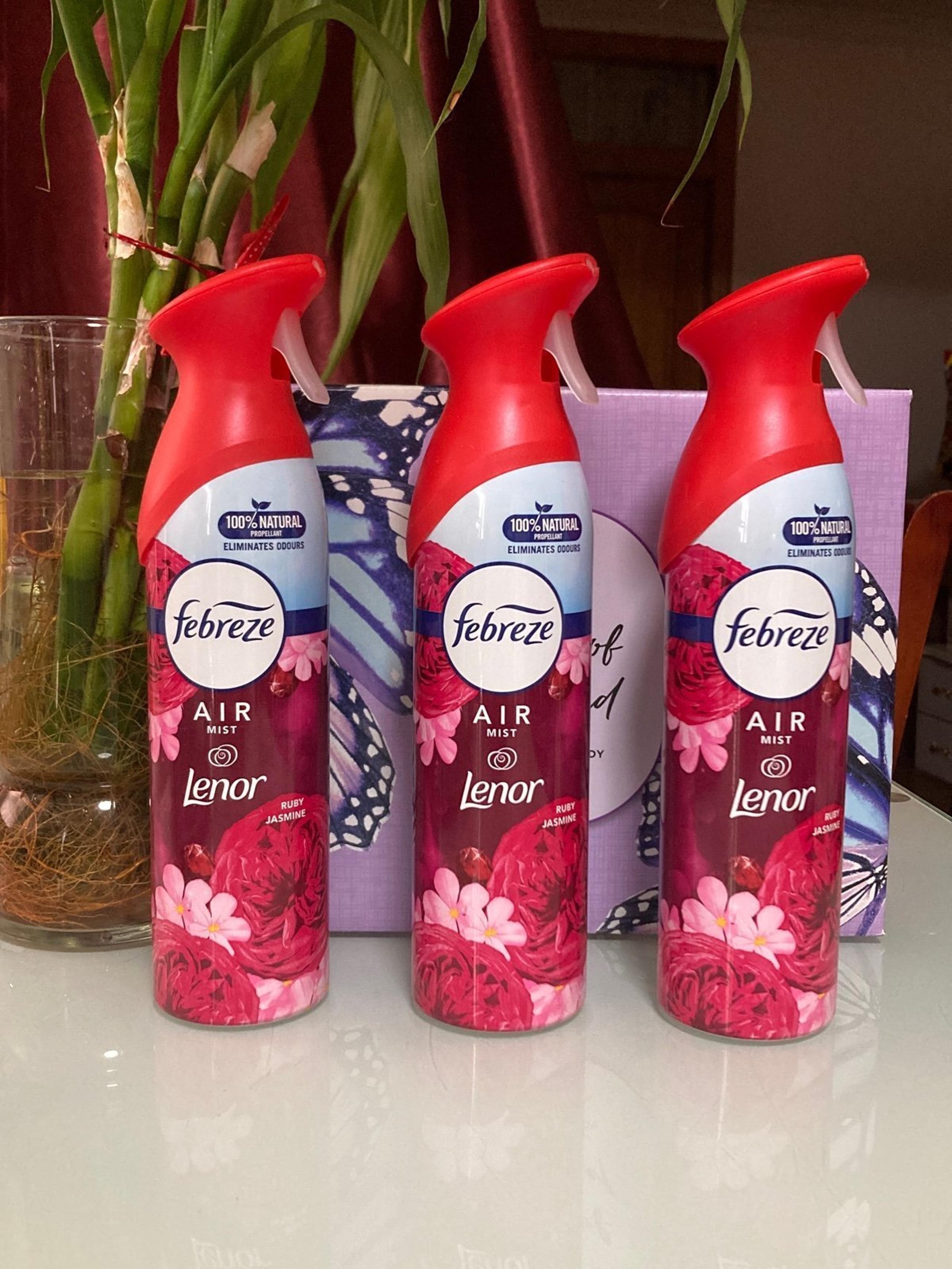 Set of 3 Febreze Air Freshener, Ruby Jasmine scent 8.8 oz each