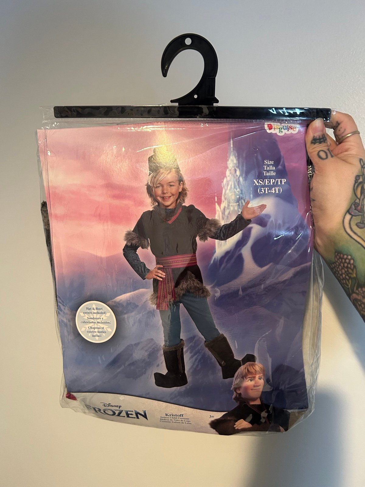 Licensed Disney Frozen Kristoff Deluxe Child Boys Halloween Costume 3T-4T