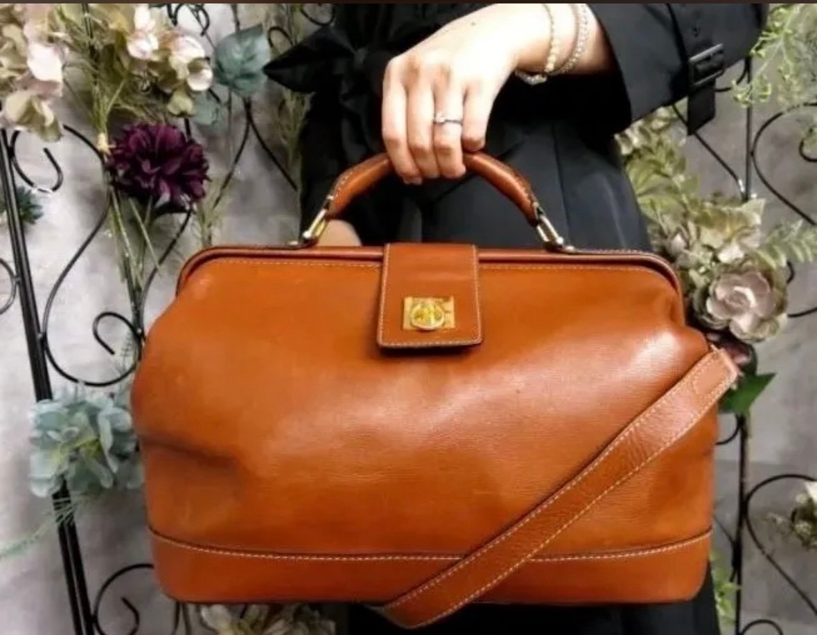 Auth CELINE - Brown Leather with certificate