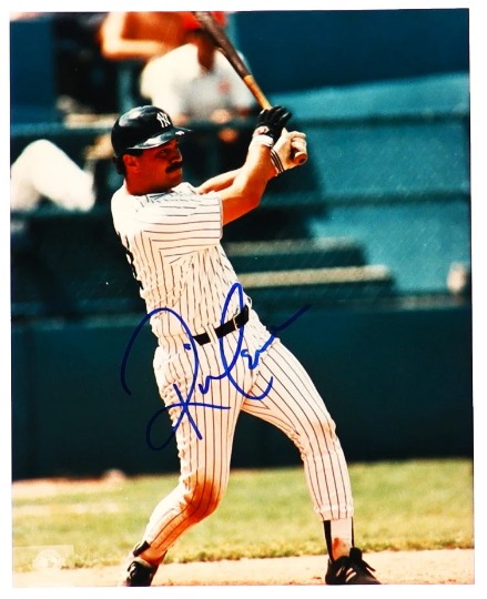 Rick Cerone New York Yankees Signed 8x10 Photo (Sportscards.com COA) - Free Ship