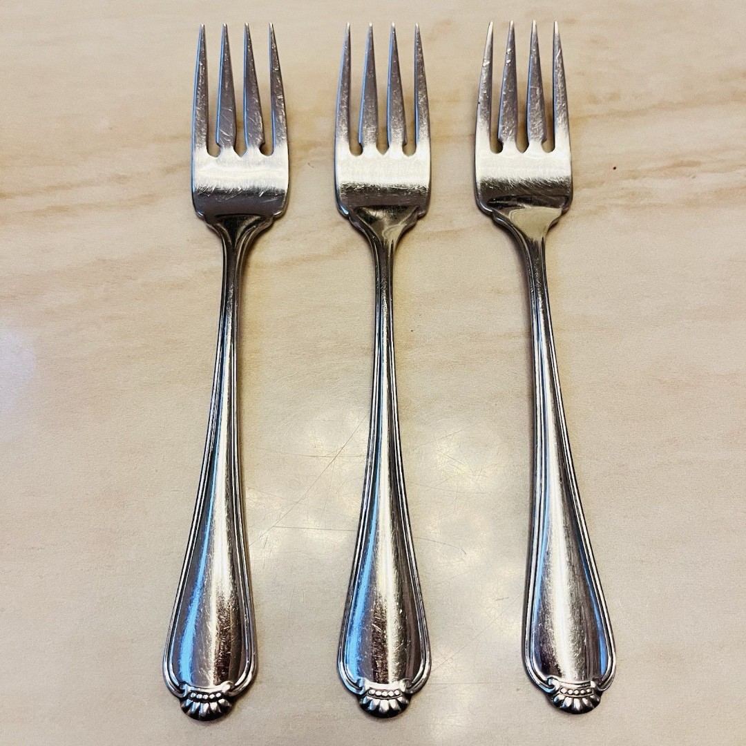 3pc ONEIDA Winter Hill Stainless Salad Fork 6 7/8” Distinction Deluxe Canada