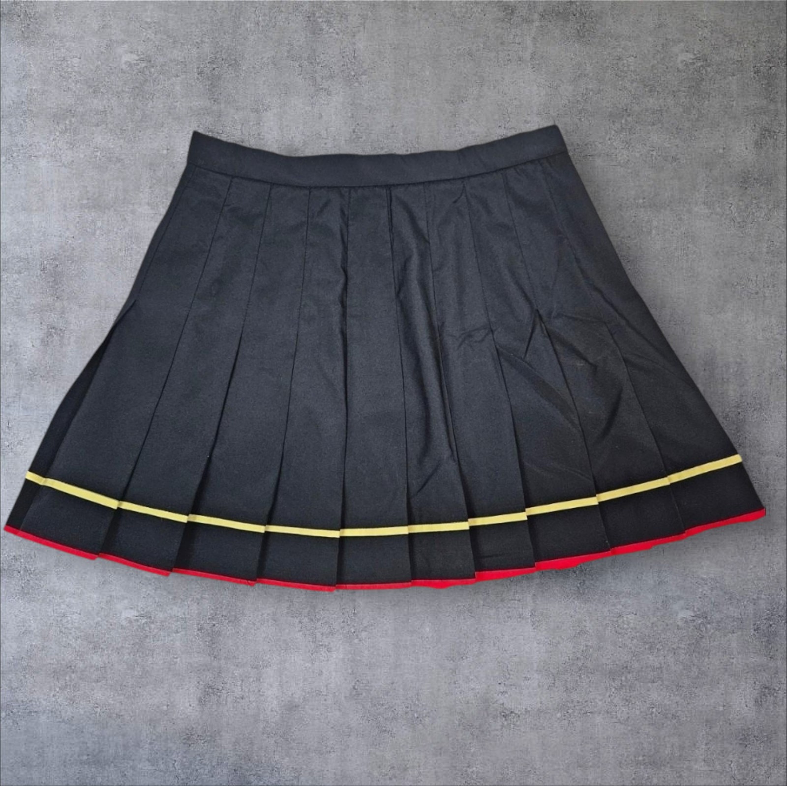 Vintage Lily's of Beverly Hills Black Pleated Mini Tennis Skirt Size 10 R11