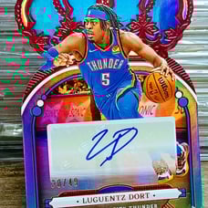 Luguentz Dort 2022-23 Panini Crown Royale Auto /49