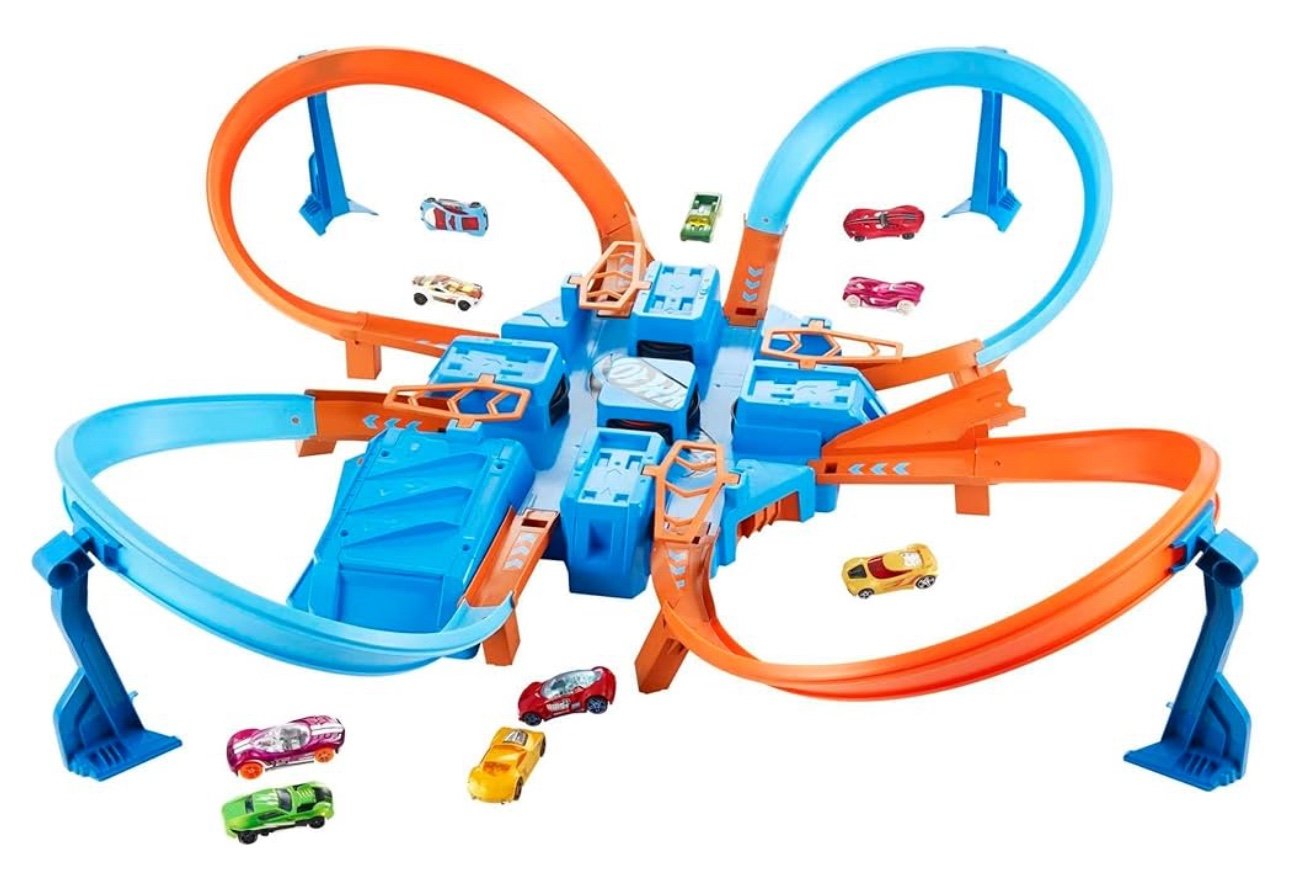 Hot Wheels Criss Cross Crash Track Set vintage 2017