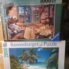Ravensburger Seychelles 2000, Ravensburger The Cozy Shed 1000