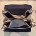 Coach Chalk Leather/Golden Tan Signature Cloth, Turn-Lock Lexy Satchel