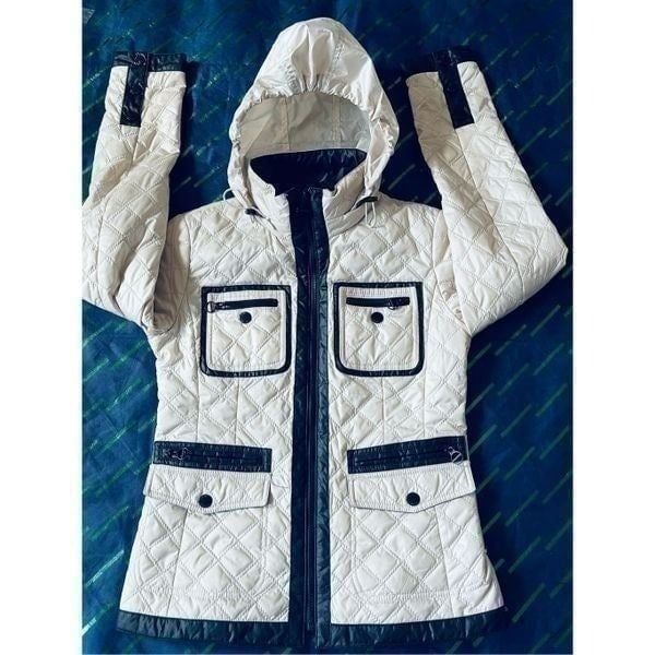 women hooded puffer jacket size S