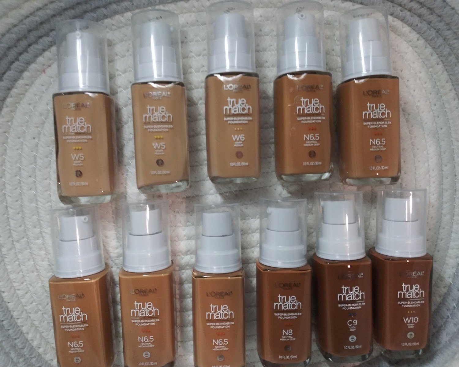 L'Oreal Paris Truematch Superblendable Foundation Variety Bundle ×11