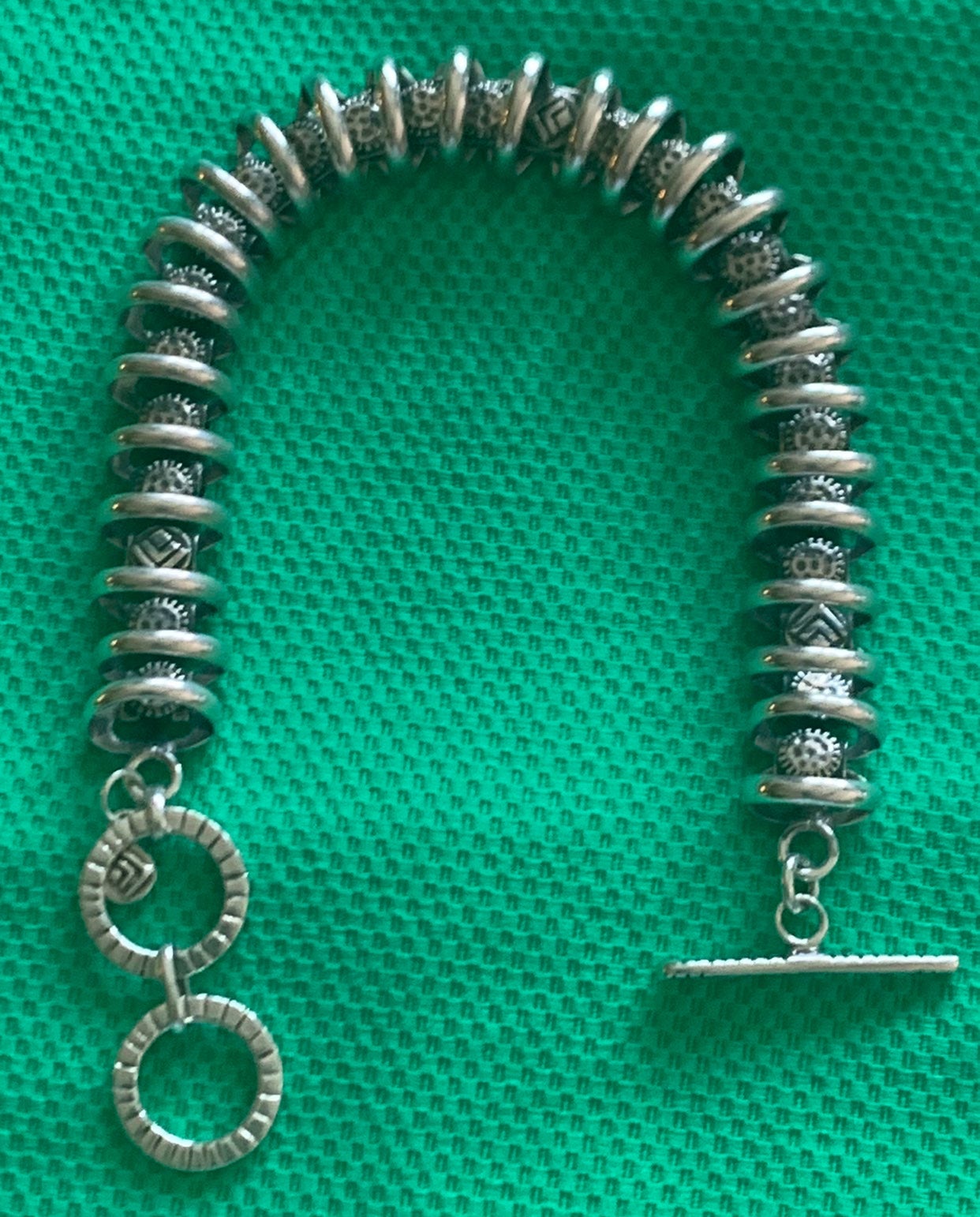 RARE Silpada Sterling Silver .925 Arrowhead Adjustable Toggle Bracelet