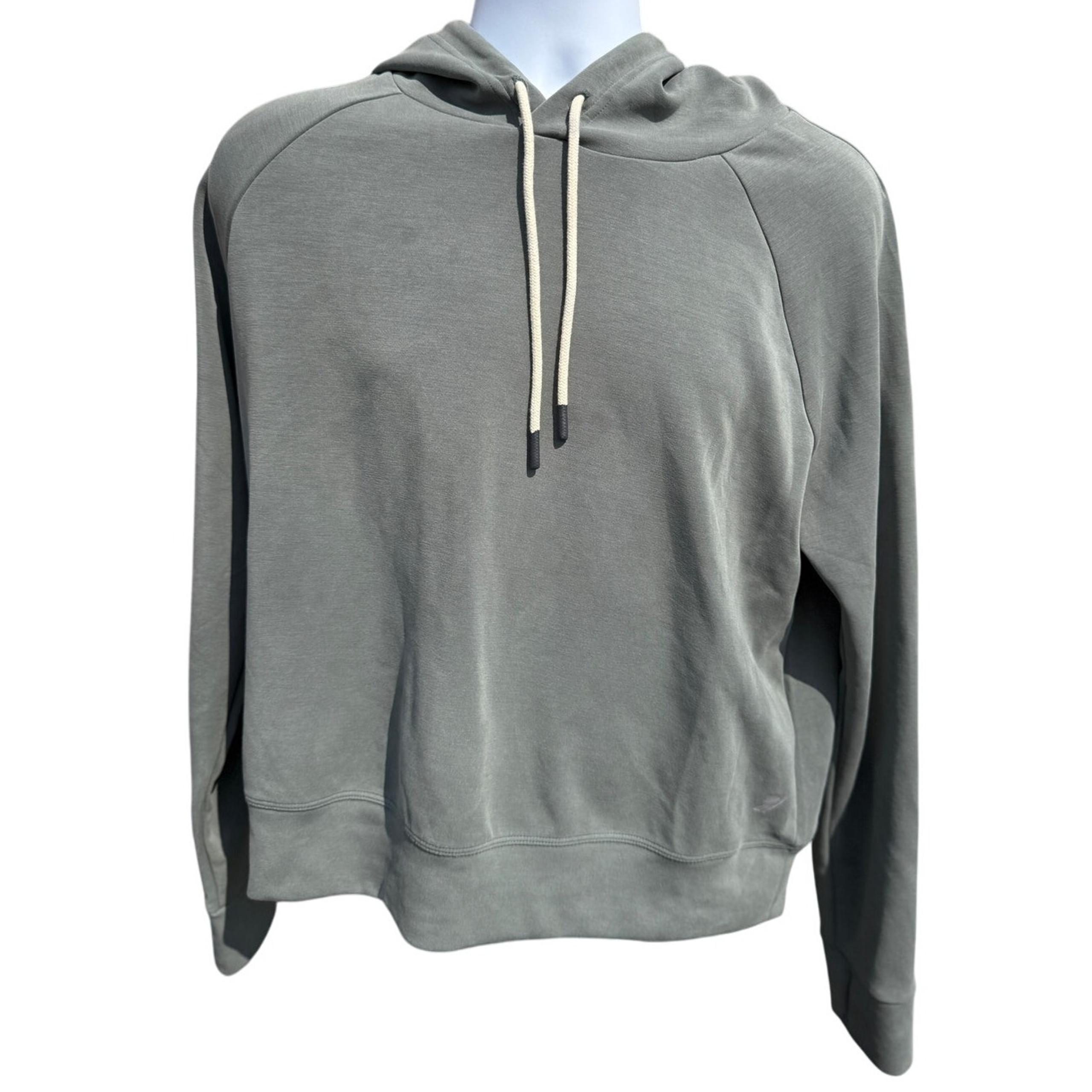 Fundamental Coast  Pullover Hoodie Mens Size Large Gray Pullover solid light