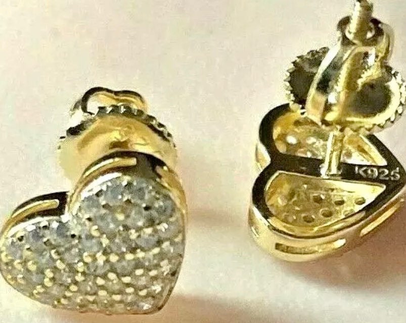 Cluster heart earrings SEND AN OFFER!