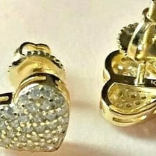 Cluster heart earrings SEND AN OFFER!